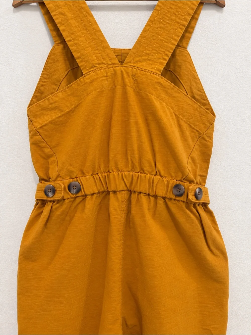 Everlane The Fatigue Apron‎ Jumpsuit in Amber Gold Size 0